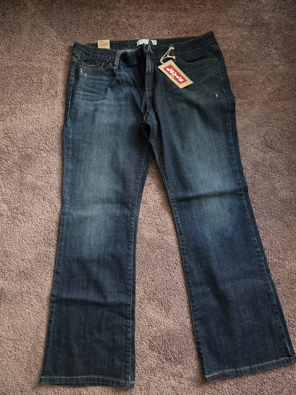 Levi's Women's Misses Dark Blue Bootcut Denim Jeans
